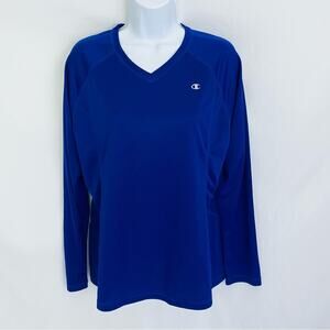 Champion Long Sleeve Active Top Size Large